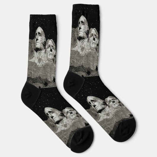 Mount Rushmore, Crew Socken (Rechts)