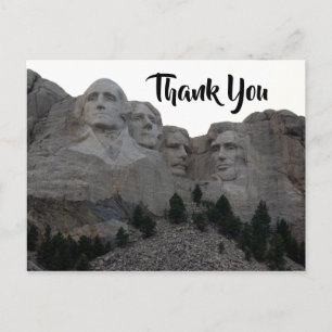 Mount Rushmore Danke Postkarte