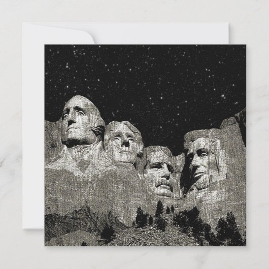 Mount Rushmore, die amerikanischen Präsidenten, (Vorderseite)
