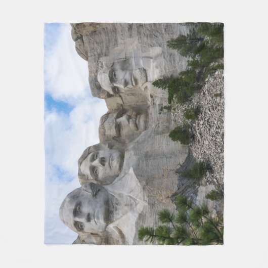 Mount Rushmore Fleece Blanket (Vorderseite)