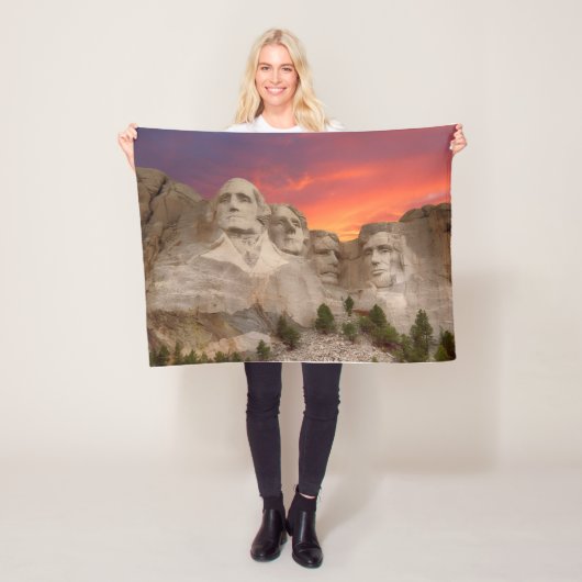 Mount Rushmore Fleece Blanket (Beispiel)