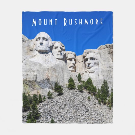 Mount Rushmore Fleece Blanket (Vorderseite)