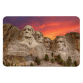 Mount Rushmore Flexibleres Magnet (Horizontal)
