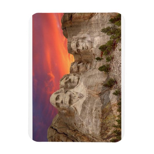 Mount Rushmore Flexibleres Magnet (Vertikal)