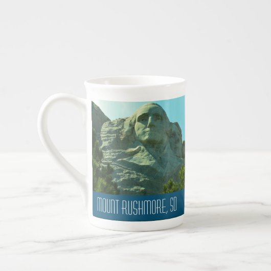Mount Rushmore Foto Souvenir  Porzellantasse (Links)