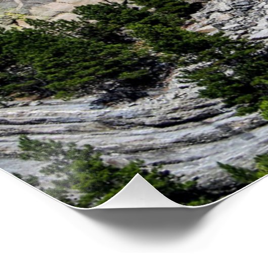 Mount Rushmore Glossy Poster (Ecke)