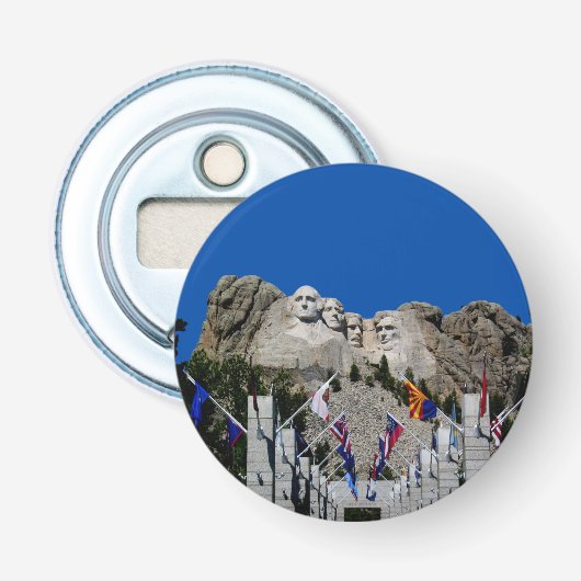 Mount Rushmore individualisierbares Foto Souvenir Flaschenöffner (Vorderseite)