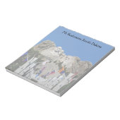 Mount Rushmore individualisierbares Foto Souvenir Notizblock (Rotiert)