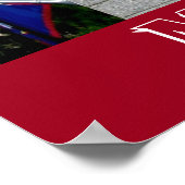 Mount Rushmore individualisierbares Foto Souvenir Poster (Ecke)