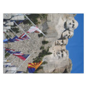 Mount Rushmore individualisierbares Foto Souvenir Tischdecke (Vorderseite (Horizontal))