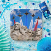 Mount Rushmore Kampfjet-Überflug Pappteller (Party)