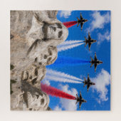 Mount Rushmore Kampfjet-Überflug Puzzle (Horizontal)