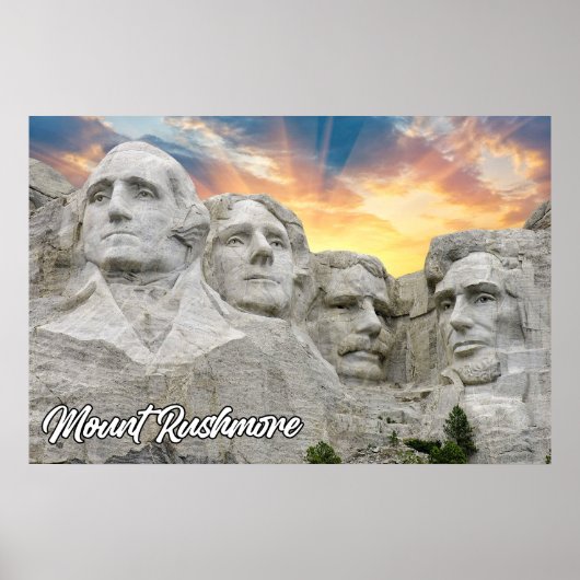 Mount Rushmore, Keystone, South Dakota Poster (Vorne)