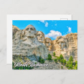Mount Rushmore, Keystone, South Dakota Postkarte (Vorne/Hinten)