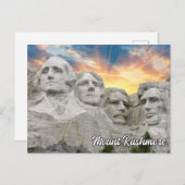 Mount Rushmore, Keystone, South Dakota Postkarte (Vorne/Hinten)