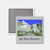 Mount Rushmore Magnet (Vorderseite/Rückseite)