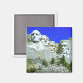 Mount Rushmore Magnet (Vorderseite/Rückseite)