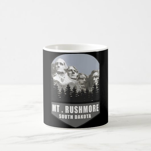 Mount Rushmore National Memorial � Herz des Vermäc Kaffeetasse (Mittel)