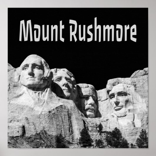 Mount Rushmore National Memorial South Dakota Poster (Vorne)