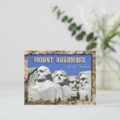 Mount Rushmore National Memorial, South Dakota Postkarte (Stehend Vorderseite)