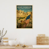 Mount Rushmore National Memorial V01 Poster (Küche)