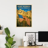 Mount Rushmore National Memorial V02 Poster (Heimbüro)