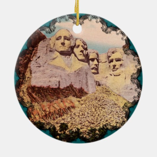 Mount Rushmore Ornament (Hinten)