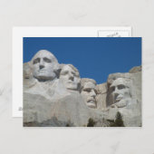 Mount Rushmore Poscard Postkarte (Vorne/Hinten)