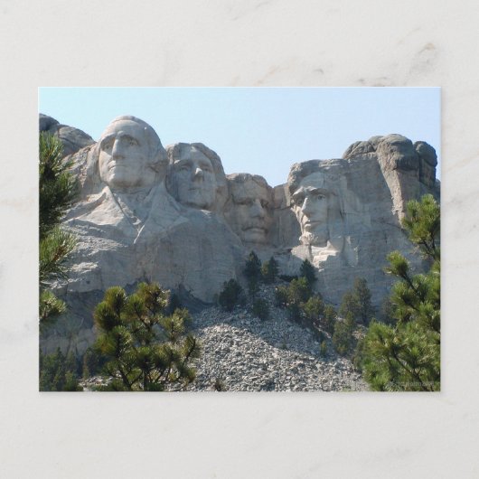 Mount Rushmore Postkarte (Vorderseite)