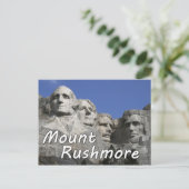 Mount Rushmore Postkarte (Stehend Vorderseite)