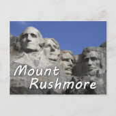 Mount Rushmore Postkarte (Vorderseite)