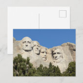 Mount Rushmore Postkarte (Vorne/Hinten)
