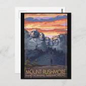 Mount Rushmore Postkarte (Vorne/Hinten)