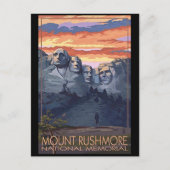 Mount Rushmore Postkarte (Vorderseite)