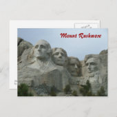 Mount Rushmore Postkarte (Vorne/Hinten)