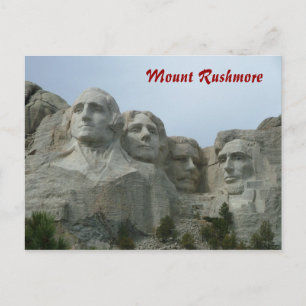Mount Rushmore Postkarte