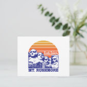 Mount Rushmore Postkarte (Stehend Vorderseite)