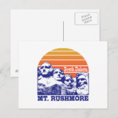 Mount Rushmore Postkarte (Vorne/Hinten)