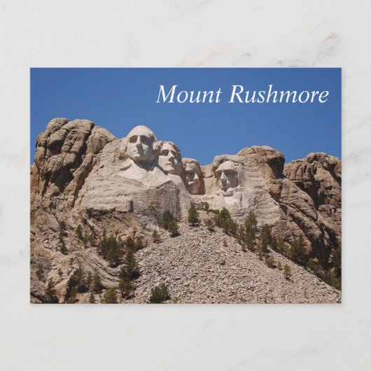 Mount Rushmore - Postkarte (Vorderseite)