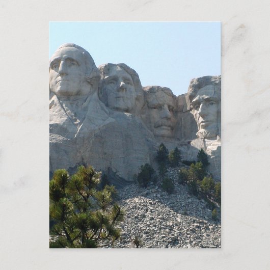 Mount Rushmore Postkarte (Vorderseite)