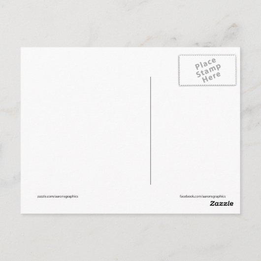 Mount Rushmore Postkarte (Rückseite)