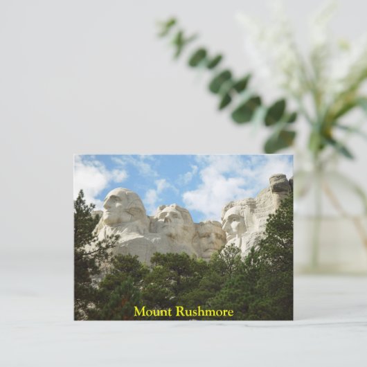Mount Rushmore Postkarte (Stehend Vorderseite)