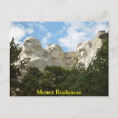 Mount Rushmore Postkarte (Vorderseite)