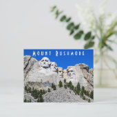 Mount Rushmore Postkarte (Stehend Vorderseite)