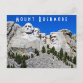 Mount Rushmore Postkarte (Vorderseite)