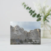 Mount Rushmore Postkarte (Stehend Vorderseite)