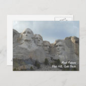 Mount Rushmore Postkarte (Vorne/Hinten)