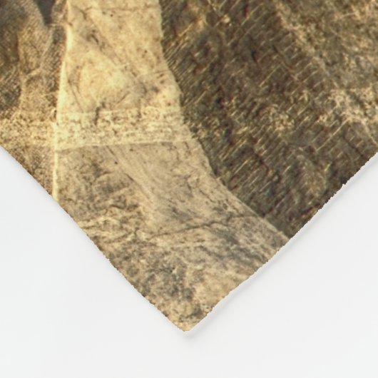 Mount Rushmore Präsidentendenkmal Fleecedecke (Ecke)