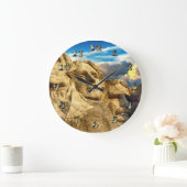 Mount Rushmore Presidential Große Wanduhr (Zuhause)