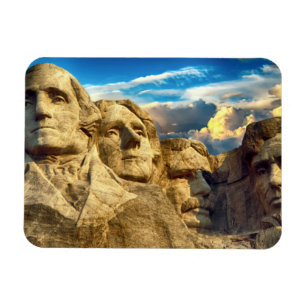 Mount Rushmore Presidential Magnet